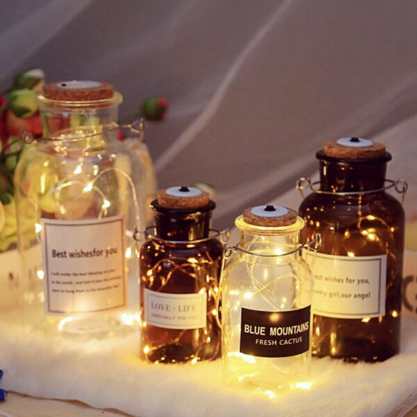 ส่งจากไทย โหมด สายไฟ LED ประดับ ฟรีถ่านไฟเส้น สายรุ้ง สำหรับประดับ แต่งงาน ของขวัญ ตกแต่ง  ปีใหม่ light strip วาเลนไทน์