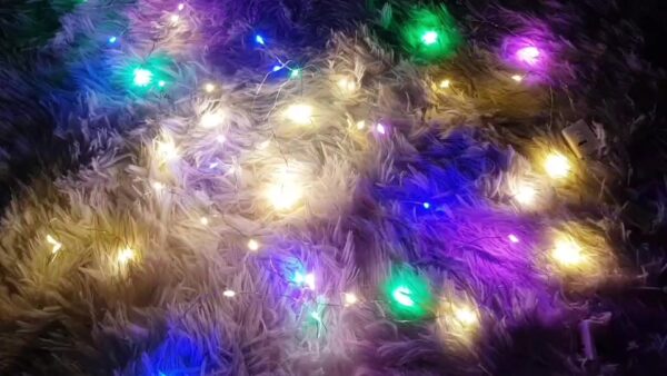 ส่งจากไทย โหมด สายไฟ LED ประดับ ฟรีถ่านไฟเส้น สายรุ้ง สำหรับประดับ แต่งงาน ของขวัญ ตกแต่ง  ปีใหม่ light strip วาเลนไทน์