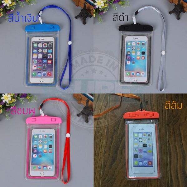 ซองกันน้ำโทรศัพท์มือถือเรืองแสง ป้องกันน้ำทะเล เหมาะสำหรับใช้ชายหาดและสระว่ายน้ำ