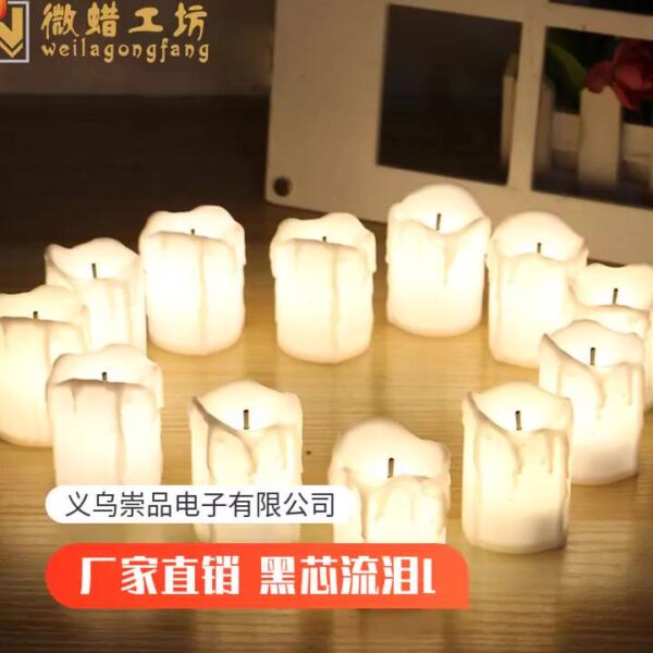 เทียน LED ตกแต่ง งานแต่ง งานเลี้ยง ปลอดภัย  ไหม้ เหมาะกับทุกบรรยากาศ เค้กวันเกิด Halloween  ฮาโลวีน วาเลนไทน์