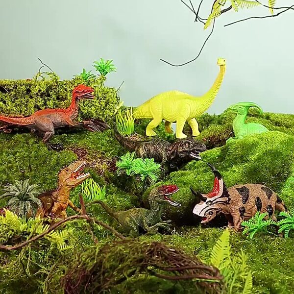 ไดโนเสาร์โมเดลจําลอง ยางนิ่ม ปลอดภัย ของเล่นเด็ก 3-6 ปี เสริมพัฒนาการและความรู้เกี่ยวกับไดโนเสาร์