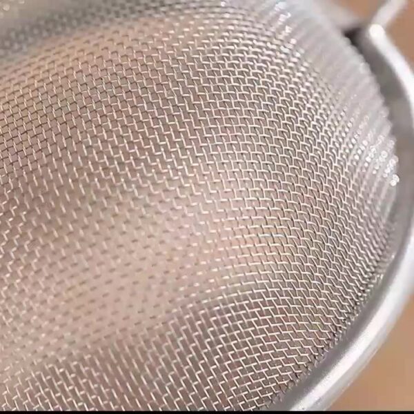กระชอนกรองน้ำผลไม้ สแตนเลส ตาข่ายละเอียด กรองอาหาร คุณภาพสูง ใช้งานทนทาน