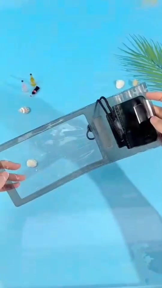 ส่งเร็ว 7฿ ซองกันน้ำมือถือ ซองกันน้ำ โทรศัพท์ กระเป๋ากันน้ำ 4ชั้น คล้องถ่ายรูปทัสกรีนได้ สงกรานต์ ไอโฟนนา tiphone