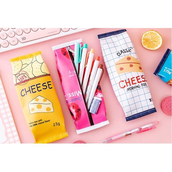 กล่องดินสอ กันน้ำ ความจุขนาดใหญ่ ลายขนมหวานสุดฮิต ดีไซน์เก๋ไก๋ น่ารัก พกพาง่าย สำหรับเด็กและผู้ใหญ่