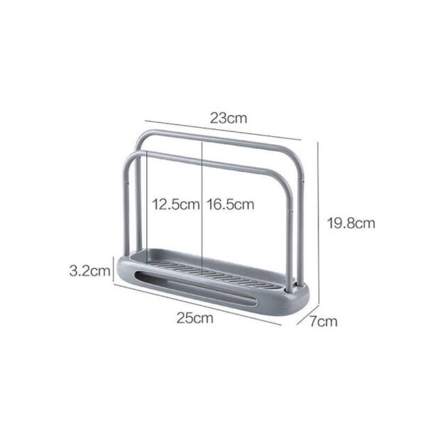 ที่แขวนผ้าเช็ดมือในครัว ชั้นวางผ้าพับได้ ประหยัดพื้นที่ ช่วยให้ครัวสะอาดและเป็นระเบียบ