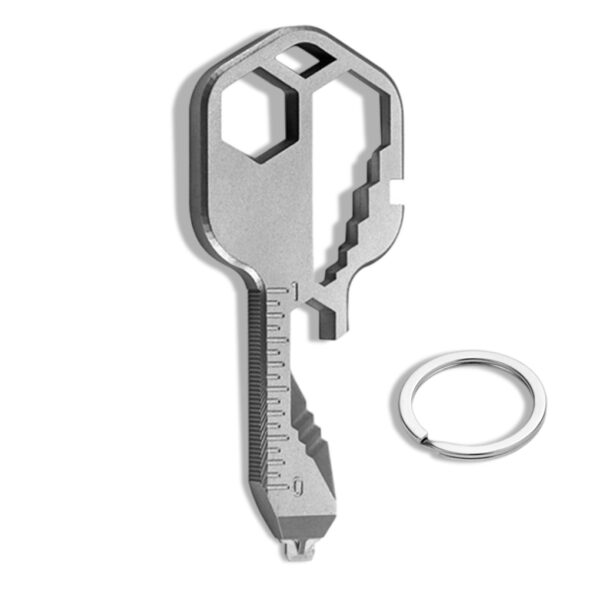 พวงกุญแจ 24 in 1 ขนาดพกพา มัลติฟังก์ชั่น ที่เปิดขวดและเครื่องมืออเนกประสงค์ครบครัน