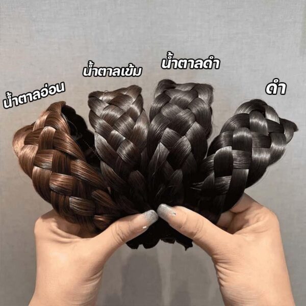 เปียคาดผมถักไข่มุกแฟชั่นเกาหลี สวยทันสมัยเพิ่มความสวยแบบธรรมชาติ