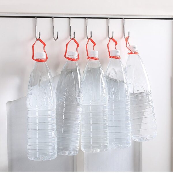 ตะขอแขวนสแตนเลสแบบ S แข็งแรง ใช้ได้ทั้งห้องครัวและห้องน้ำ ประหยัดพื้นที่ จัดระเบียบง่าย