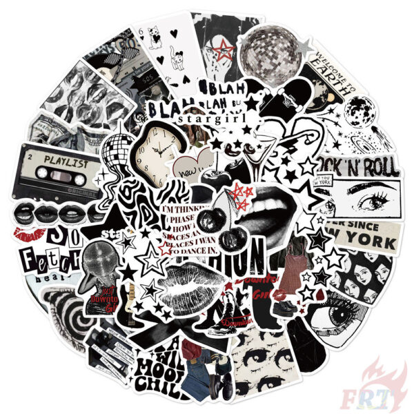 ❉ สติ๊กเกอร์ Downtown Y2K Girls Art Series 03 ❉ 50 ชิ้น/เซ็ตแฟชั่น DIY สติ๊กเกอร์กันน้ํา Doodle สติ๊กเกอร์