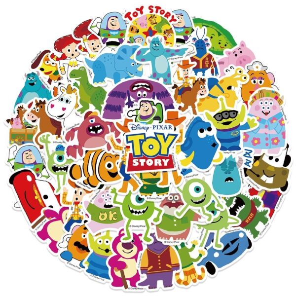 ❉ สติกเกอร์ ลายการ์ตูน Pixar Series 01 คละแบบ ❉ สติกเกอร์ ลาย Toy Story กันน้ํา สําหรับตกแต่งรถยนต์ DIY 50 ชิ้น ต่อชุด