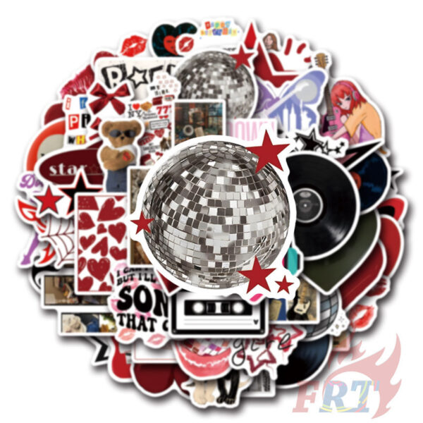 ❉ Downtown Y2K Girls Art Series 02 Stickers ❉ 50Pcs/Set Fashion DIY Waterproof Decals Doodle Stickers