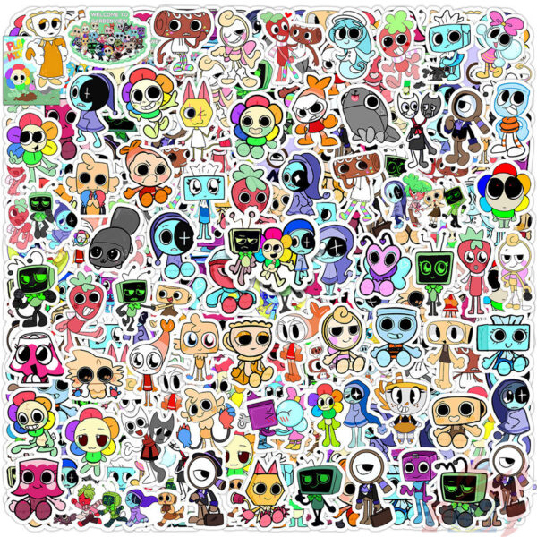 110Pcs/Set ★★★ Dandy's World Q-1 Mini Diary Manual Stickers ★★★ DIY Fashion Scrapbooks Album Decor Decals Stickers（Size：