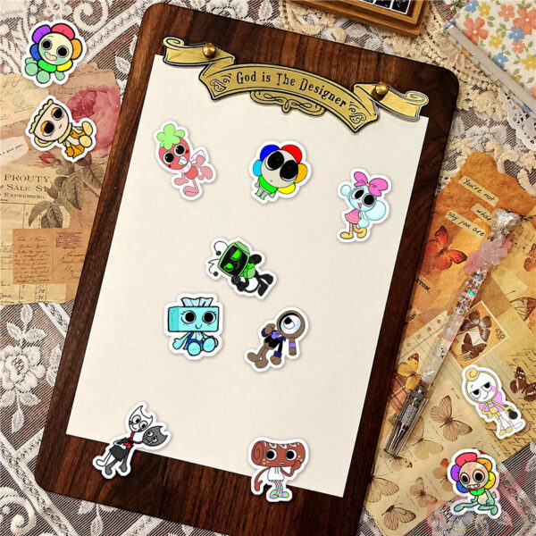 110Pcs/Set ★★★ Dandy's World Q-1 Mini Diary Manual Stickers ★★★ DIY Fashion Scrapbooks Album Decor Decals Stickers（Size：