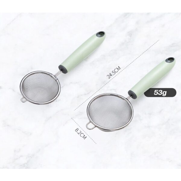 กระชอนกรองน้ำผลไม้ สแตนเลส ตาข่ายละเอียด กรองอาหาร คุณภาพสูง ใช้งานทนทาน