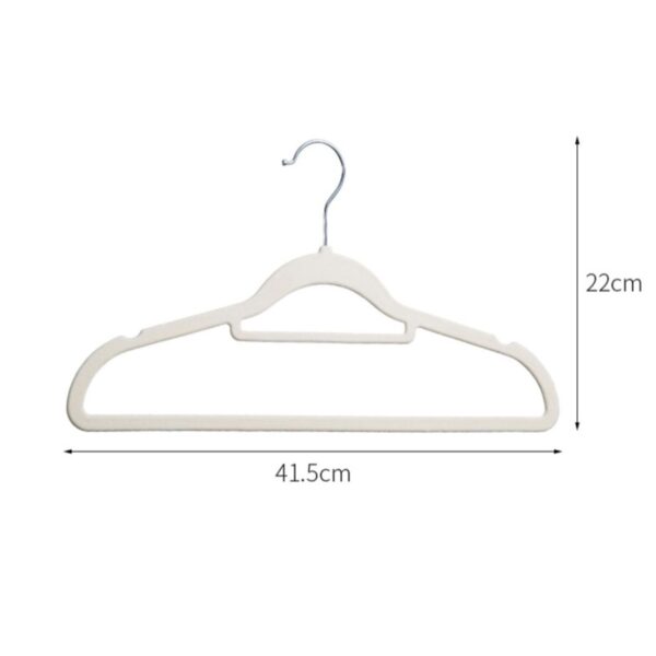 ไม้แขวนเสื้อกำมะหยี่แพ็ค 10 ชิ้น ตะขอหมุน 360 องศา กันลื่นสไตล์มินิมอล แข็งแรง ทนทาน ไม่ทำลายผ้า