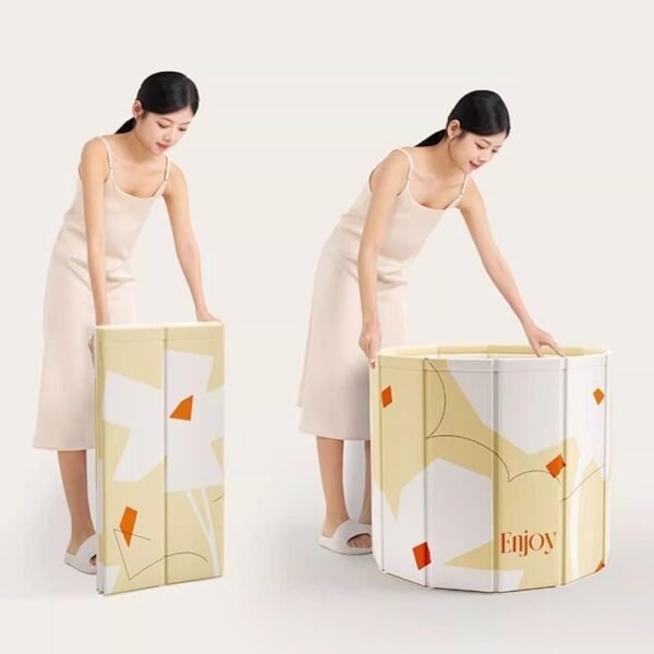 Foldable Bathtub อ่างอาบน้ำพับได้ ขนาดใหญ่ พกพาง่าย สำหรับแช่น้ำ สปาในบ้าน ซาวน่า ใช้งานสะดวก ประหยัดพื้นที่