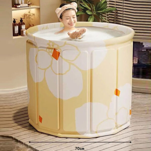 Foldable Bathtub อ่างอาบน้ำพับได้ ขนาดใหญ่ พกพาง่าย สำหรับแช่น้ำ สปาในบ้าน ซาวน่า ใช้งานสะดวก ประหยัดพื้นที่