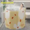 Foldable Bathtub อ่างอาบน้ำพับได้ ขนาดใหญ่ พกพาง่าย สำหรับแช่น้ำ สปาในบ้าน ซาวน่า ใช้งานสะดวก ประหยัดพื้นที่