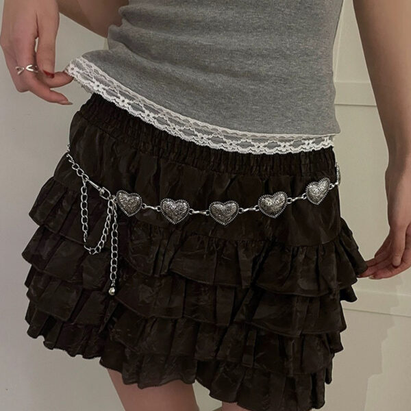 เข็มขัดสายโซ่แต่งลุควินเทจ เท่ หวาน เซ็กซี่ แมทช์ชุดง่าย ใส่กับยีนส์ กระโปรง กางเกงก็ปัง ราคาน่ารัก