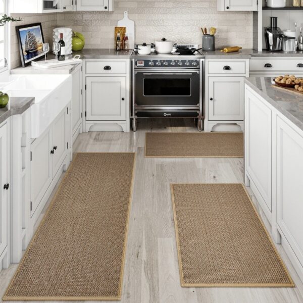 พรมกันลื่นหน้าประตู พรมครัวกันน้ำ ซับน้ำเร็ว แห้งไว ผืนบางเรียบแนบพื้น ไม่สะดุด ใช้ได้กับบ้านหรือคอนโด