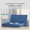 แผ่นรองนอนพับได้ เสื่อที่นอนพับ ใช้ในออฟฟิศ ที่นอนคนเดียว หนานุ่ม ระบายอากาศดี พกพาง่าย