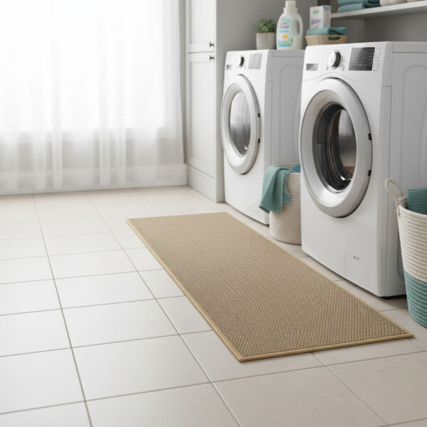 พรมกันลื่นหน้าประตู พรมครัวกันน้ำ ซับน้ำเร็ว แห้งไว ผืนบางเรียบแนบพื้น ไม่สะดุด ใช้ได้กับบ้านหรือคอนโด