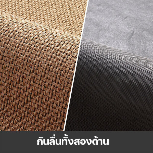 พรมกันลื่นหน้าประตู พรมครัวกันน้ำ ซับน้ำเร็ว แห้งไว ผืนบางเรียบแนบพื้น ไม่สะดุด ใช้ได้กับบ้านหรือคอนโด