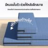 แผ่นรองนอนพับได้ เสื่อที่นอนพับ ใช้ในออฟฟิศ ที่นอนคนเดียว หนานุ่ม ระบายอากาศดี พกพาง่าย