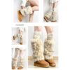 ปลอกขากันหนาวขนเฟอร์เทียม สไตล์ Y2K ถุงเท้าแฟชั่นผู้หญิง ฟูหนา ใส่กับรองเท้าบูท ลุคน่ารักเกาหลี