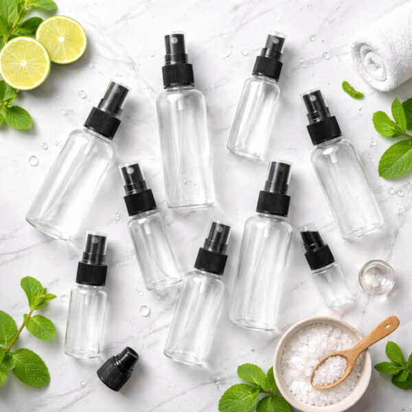 ขวดสเปรย์ PET สีดำ 100ml หัวพ่นละอองละเอียด ขวดเปล่าใส่แอลกอฮอล์ น้ำยา น้ำหอม แข็งแรง พกพาง่าย