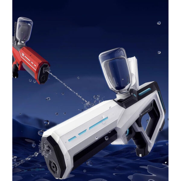 ปืนฉีดน้ำไฟฟ้า สงกรานต์ รุ่นดูดน้ำอัตโนมัติ ยิงระยะไกลพิเศษ พลังแรง เล่นน้ำต่อเนื่อง ไม่ต้องเติมบ่อย