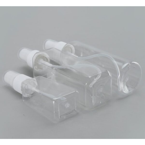 ขวดสเปรย์พลาสติก PET 100ml หัวพ่นละเอียด สีขาว/ใส ขวดแบ่งน้ำหอม น้ำยา แอลกอฮอล์ แข็งแรงไม่รั่วซึม