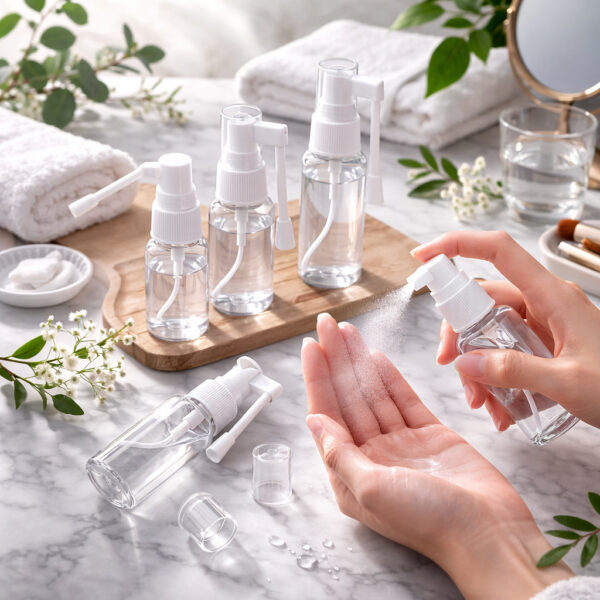 ขวดสเปรย์หมุนได้ 360° แบบก้านยาว ใส 10ml-30ml ขวดเปล่าแบ่งใส่ยา สเปรย์ช่องปาก น้ำหอม แอลกอฮอล์ พกพาง่าย