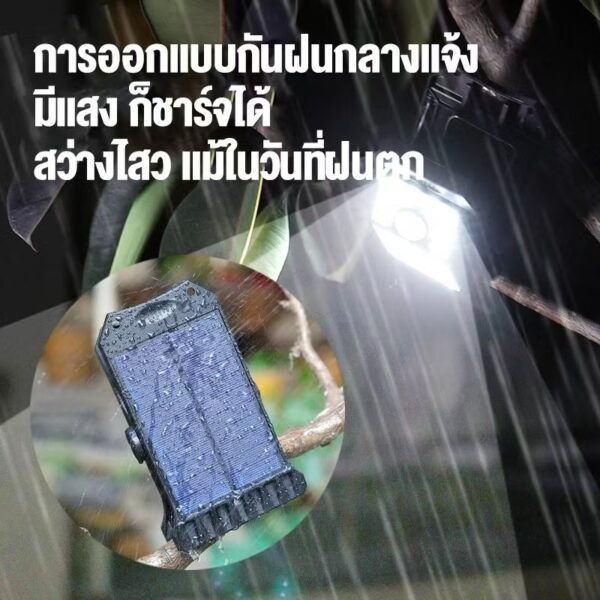 ไฟหนีบโซล่าเซลล์ MN-21 แสงสีขาว ระบบเซ็นเซอร์กลางคืน เปิดเองอัตโนมัติ ติดตั้งง่าย ประหยัดไฟ ไม่ต้องใช้ปลั๊ก