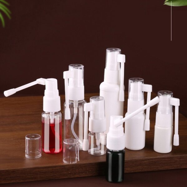 ขวดสเปรย์หมุนได้ 360° แบบก้านยาว ใส 10ml-30ml ขวดเปล่าแบ่งใส่ยา สเปรย์ช่องปาก น้ำหอม แอลกอฮอล์ พกพาง่าย