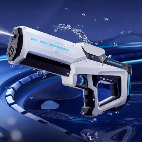 ปืนฉีดน้ำไฟฟ้า สงกรานต์ รุ่นดูดน้ำอัตโนมัติ ยิงระยะไกลพิเศษ พลังแรง เล่นน้ำต่อเนื่อง ไม่ต้องเติมบ่อย