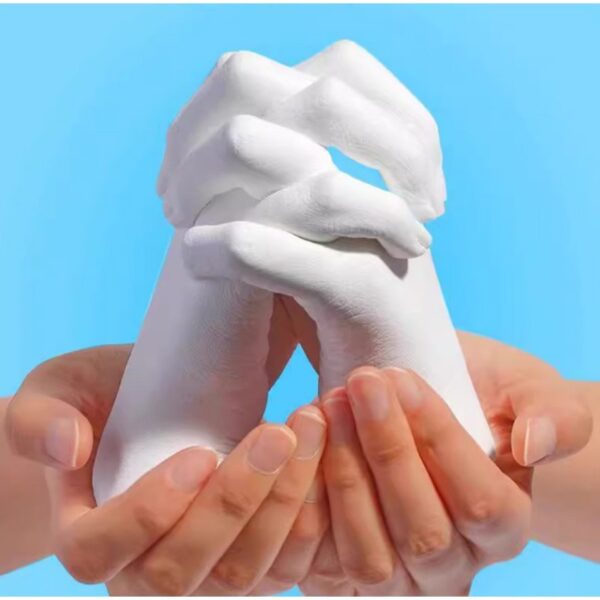 เซ็ต DIY แม่พิมพ์มือเด็ก ปูนปลาสเตอร์ของเล่นเสริมจินตนาการ ทำของที่ระลึกน่ารักได้เองที่บ้าน