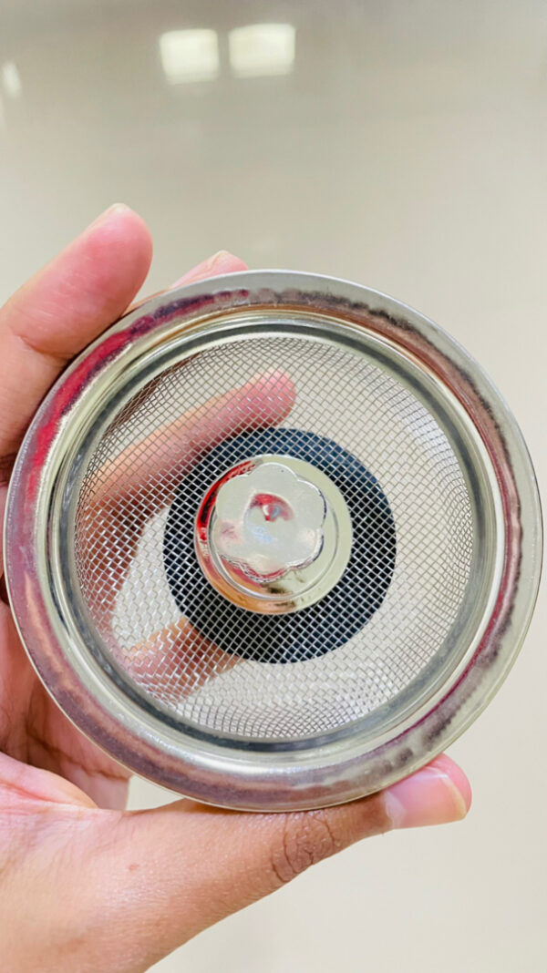 ที่กรองเศษอาหารในอ่างล้างจาน สแตนเลสคุณภาพสูง ป้องกันท่ออุดตัน ออกแบบเพื่อใช้งานในครัวและห้องน้ำ