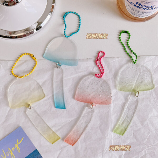 ป้ายชื่ออะคริลิค DIY ลายการ์ตูน พร้อมสติกเกอร์ไดคัท ตกแต่งเป็นพวงกุญแจสวยไม่ซ้ำ