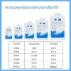 ice pack ถุงเจลแช่เย็น 1 ชุด 25 ซอง ใช้กับกล่องเก็บความเย็น ส่งอาหาร นมแม่ ยาแช่เย็น
