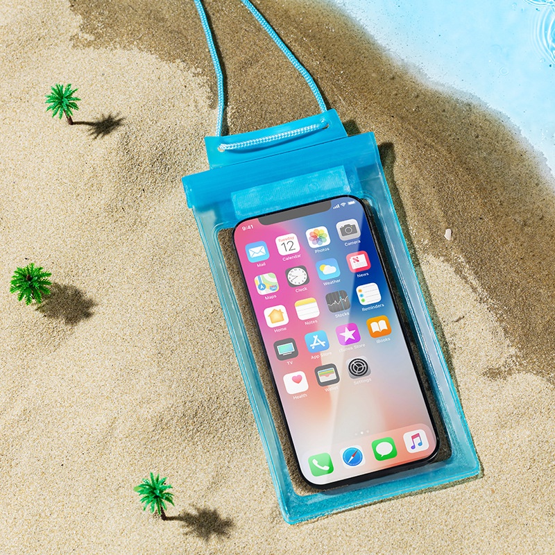ส่งเร็ว 7฿ ซองกันน้ำมือถือ ซองกันน้ำ โทรศัพท์ กระเป๋ากันน้ำ 4ชั้น คล้องถ่ายรูปทัสกรีนได้ สงกรานต์ ไอโฟนนา tiphone